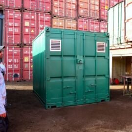 10ft Long Used Fabricated Steel Storage Containers