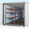 Adjustable, Heavy Duty Three Tier Container Racking (5 Bays)
